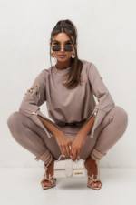 Komplet Premium Agrafka - Beżowy - obrazek 3