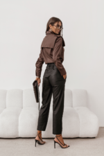 Koszula MILO - Brąz - obrazek 3