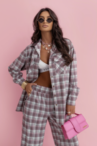 Wygodny komplet w stylu Queens na weekendowe wyjście