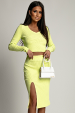 Komplet NELLY - Żółty