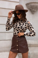 Spódniczko-spodenki DEMI - Brązowe - obrazek 4