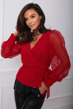 Bluzka AMY tiul - Czerwona