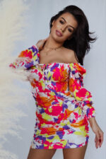 Sukienka hiszpanka - Multikolor - obrazek 3