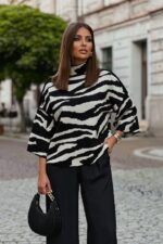 Sweterek SOLENE Zebra - obrazek 2