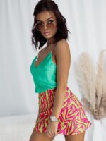 Spódniczka - Zebra zielona