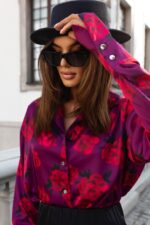 Koszula Satynowa MADDIE - Blur - obrazek 2