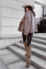 Kurtka FLUFFY - Taupe - obrazek 3