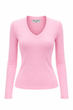 Bluzka ZURI - Jasny róż - obrazek 2