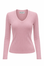 Bluzka ZURI - Brudny róż - obrazek 2