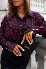 Koszula Satynowa MADDIE - Black meadow - obrazek 4