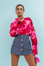 Koszula Satynowa MADDIE - Very Pink