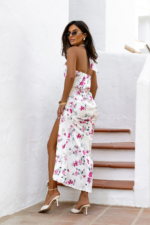 Komplet satynowy JOY Ecru flowers - obrazek 2