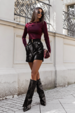 Bluzka THEA - Bordo - obrazek 3