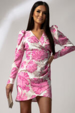 Sukienka Oliwia - Różowe Kwiaty