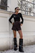 Spodenki CALLY - brąz - obrazek 2