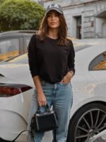 Bluzka LADY z siatką na plecach - obrazek 3