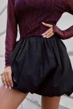 Sukienka CHERRY - Burgundy Claws - obrazek 3