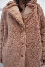 Płaszcz TEDDY - Karmel - obrazek 4