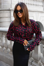 Koszula Satynowa MADDIE - Black meadow - obrazek 2