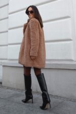 Płaszcz TEDDY - Karmel - obrazek 2