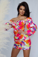 Sukienka hiszpanka - Multikolor - obrazek 2