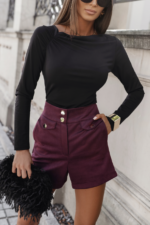 Bluzka THEA - Czarna - obrazek 3