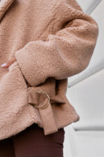 Kurtka FLUFFY - Beżowy - obrazek 4