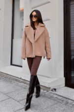 Kurtka FLUFFY - Beżowy - obrazek 3