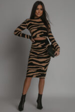 Komplet FLOW zebra Beż - obrazek 3