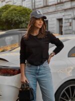 Bluzka LADY z siatką na plecach - obrazek 2