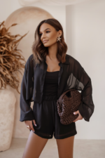 Komplet z body THAS - czarny - obrazek 2