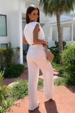 Komplet muślinowy NICOL - Ecru - obrazek 2