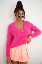 Sweterek CHARLI - Fuksja - obrazek 4