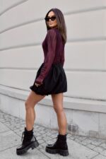 Sukienka CHERRY - Burgundy Claws - obrazek 4