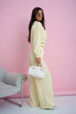 Komplet MEGGI sztruks - Bananowy żółty - obrazek 3