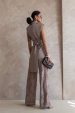 elegancki komplet damski AURA od Aniela Maison - stylizacje ze spodniami