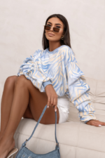 Bluza REMY print - Blue zebra - obrazek 2