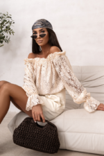 Bluzka hiszpanka MIA koronka Aniela Maison