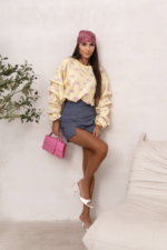 Bluza REMY print - Yellow flowers - obrazek 2